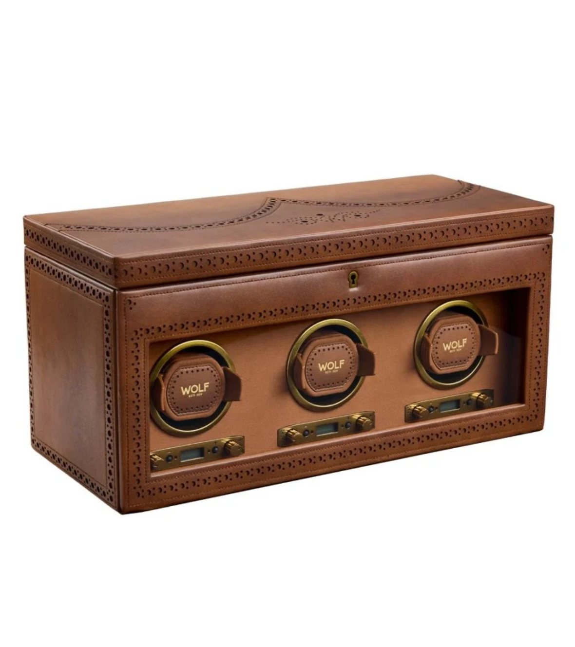 WOLF Brogue Triple Winder With Storage